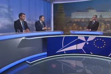 Putin ničím nepřekvapil. Jeho proslov odpovídá situaci na bojišti, hodnotí Lipavský a Perebyjnis