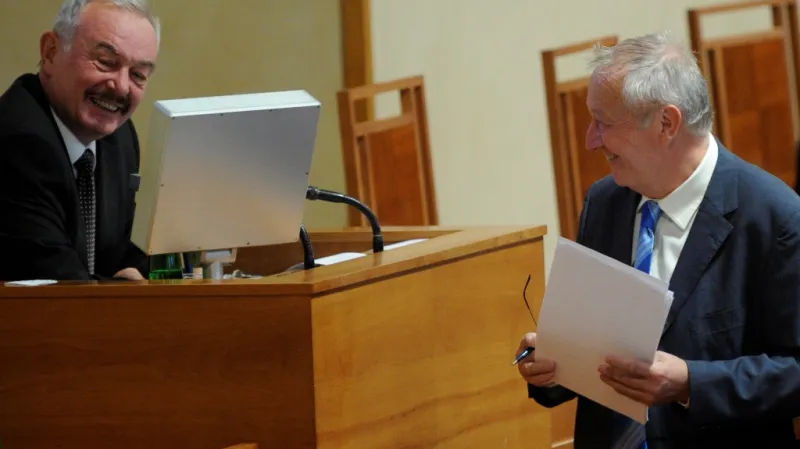 Přemysl Sobotka a Eduard Janota