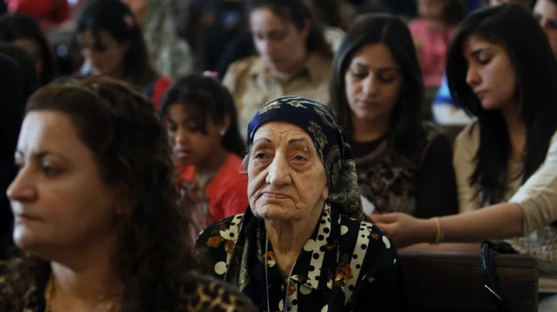 Velikonoční bohoslužba v irácké Basře