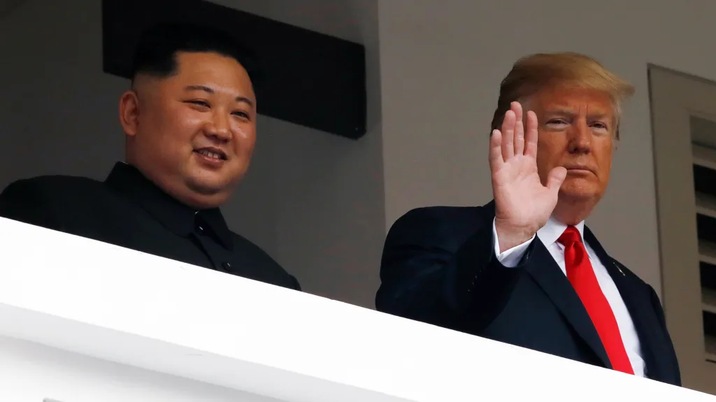 Kim Čong-un a Donald Trump