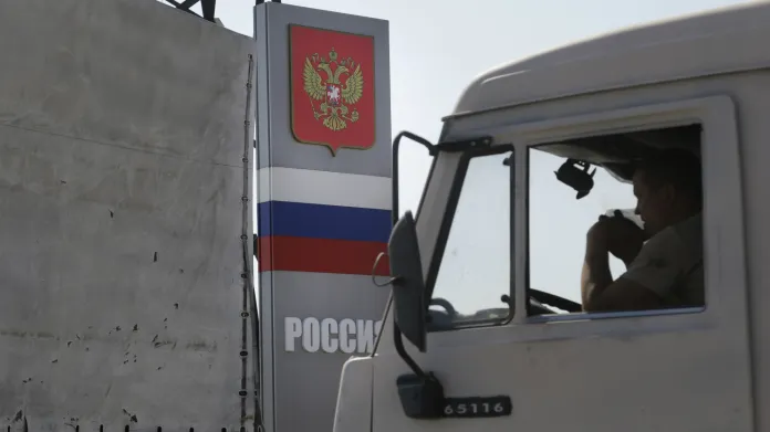 Ruské kamiony opustily ukrajinské území
