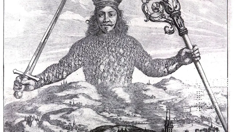 Titulní strana knihy Leviathan