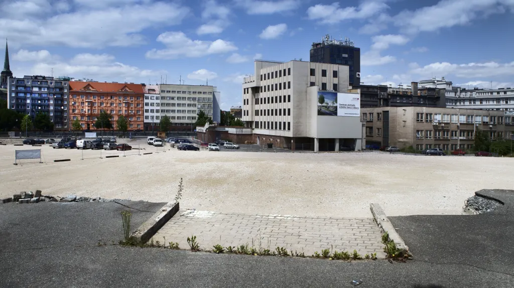 Proluka v centru Plzně