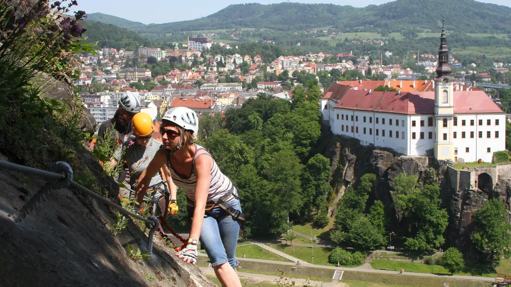 Horolezecká stezka v Děčíně