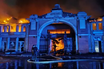 Ruský útok zranil desítky lidí v Charkově, v Oděse zasáhl historické centrum