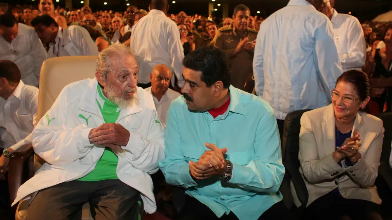Fidel Castro na oslavu přišel ve sportovním