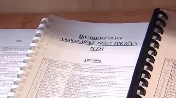 Seznam závěrečných prací na právnické fakultě v Plzni