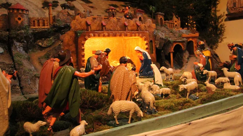 Betlém v benešovském kostele sv. Mikuláše