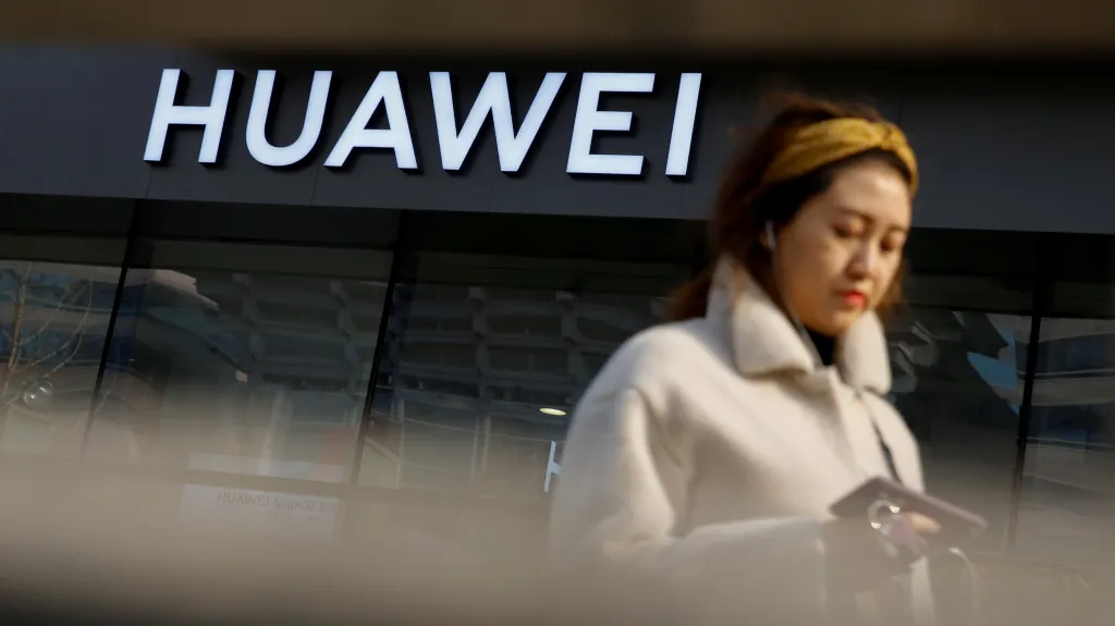Prodejna Huawei v Pekingu