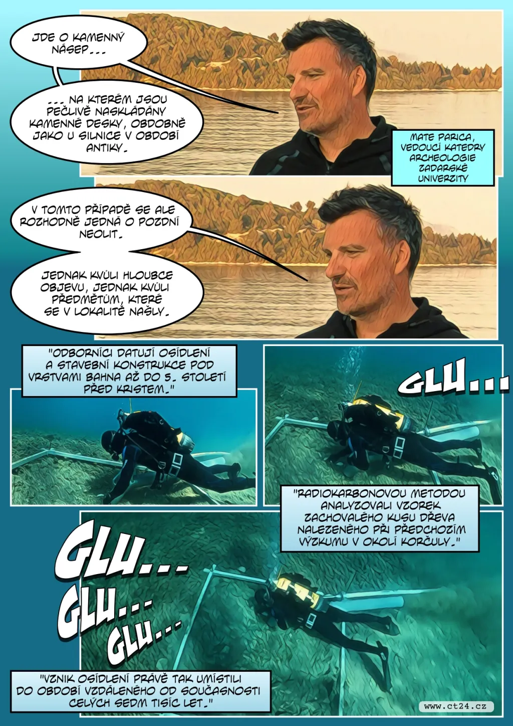 Starověká silnice u Korčuly