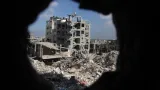 Následky ostřelování v Gaze
