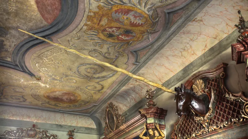 Interiér Hospitalu Kuks po rekonstrukci