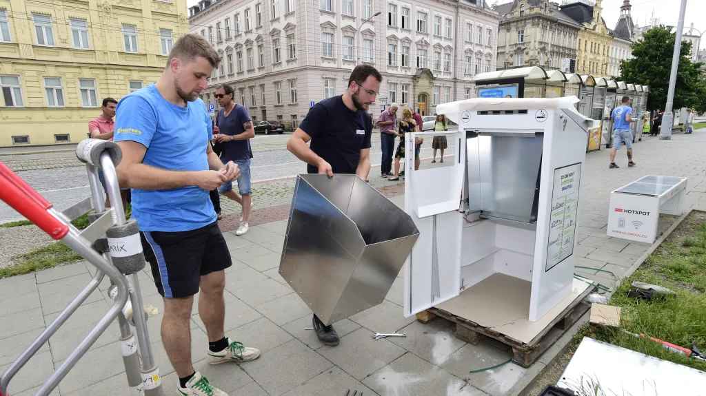 Olomouc instalovala chytré odpadkové koše