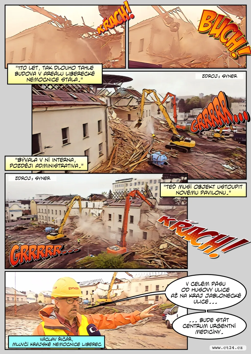 Moderní centrum urgentní medicíny v Liberci nahradí budovu z 19. století