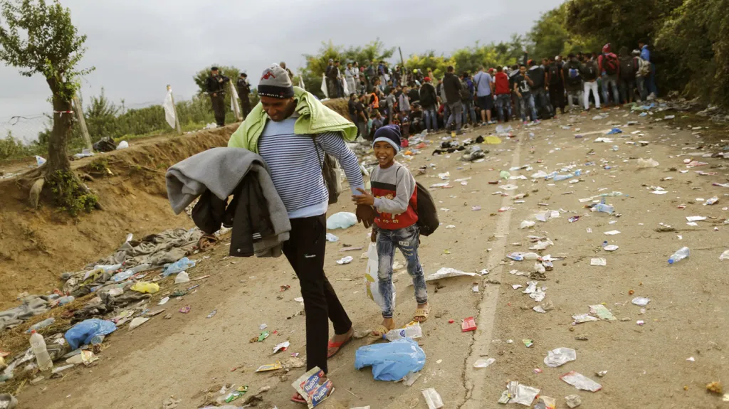 Migranti na srbsko-chorvatské hranici