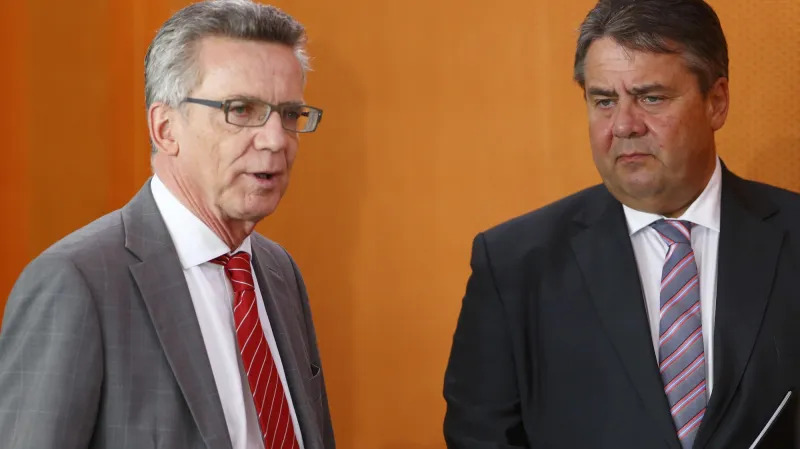 Thomas de Maiziere a Sigmar Gabriel