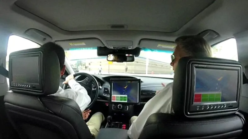 Prototyp auta bez řidiče od Hondy