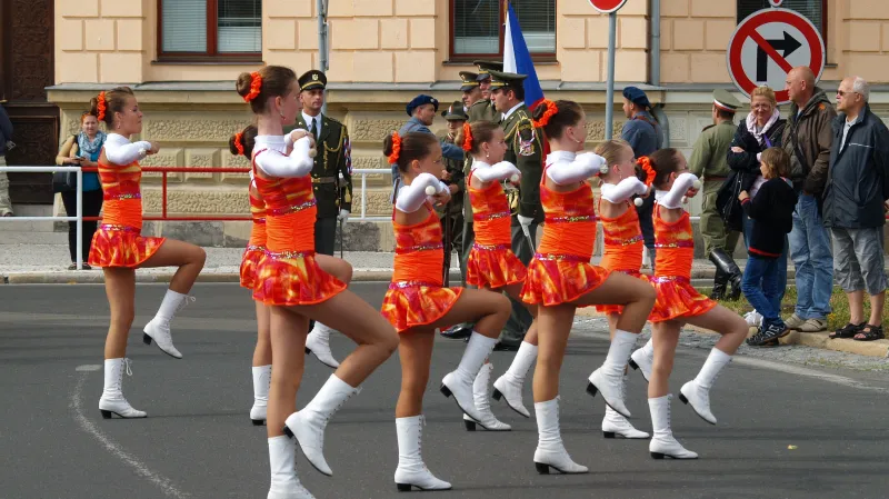 Slavnost u sochy legionáře v Mladé Boleslavi