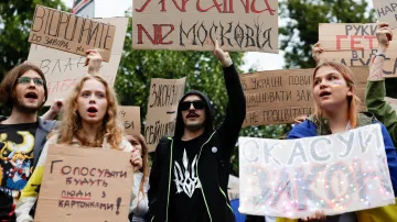 Protesty na Ukrajině