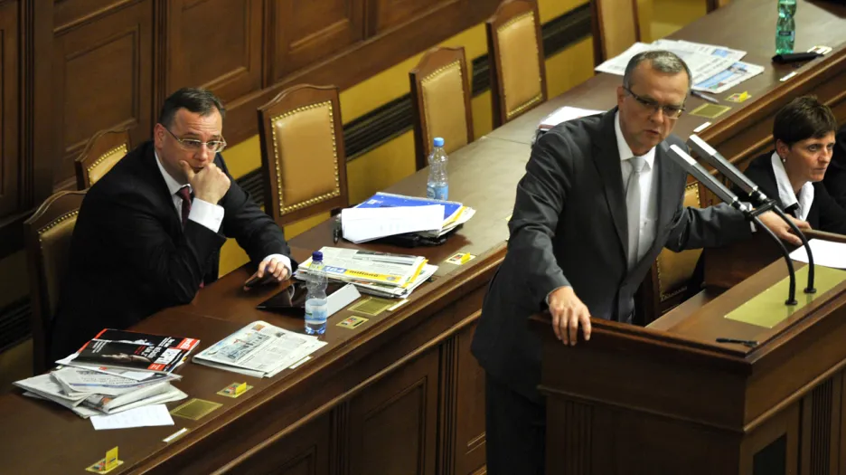 Petr Nečas a Miroslav Kalousek