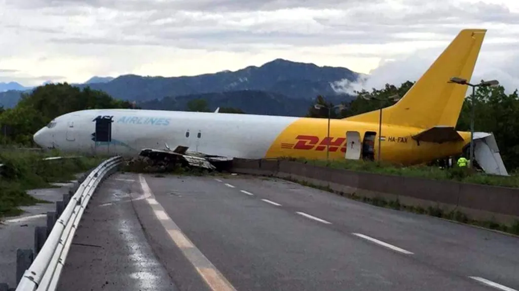 Nehoda letadla u Bergama