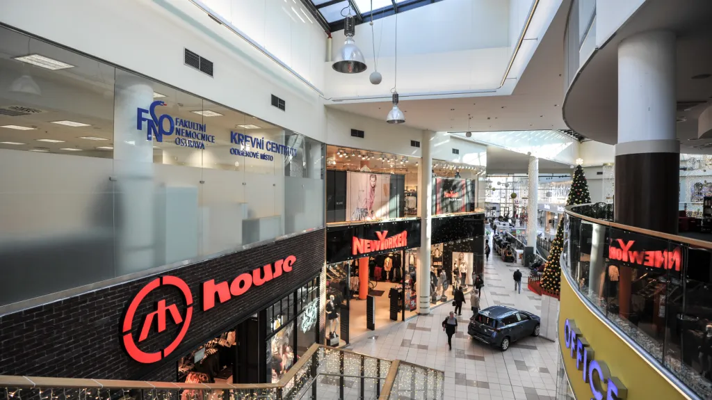 Detašované odběrové místo FNO pro dárce plazmy v Avion Shopping parku