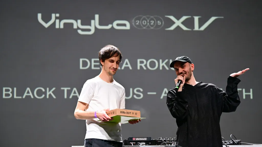 Vyhlášení cen Vinyla 2025, 13. března 2026, Praha. Deska roku: Black Tar Jesus – Aftermath