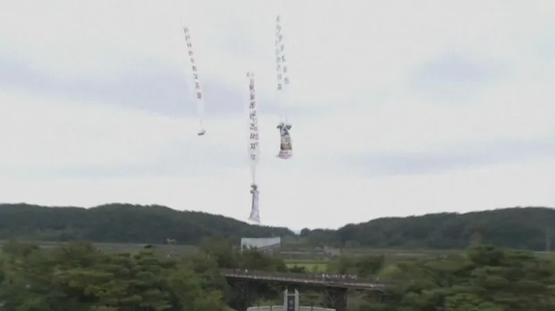 Jihokorejské letáky míří na území KLDR