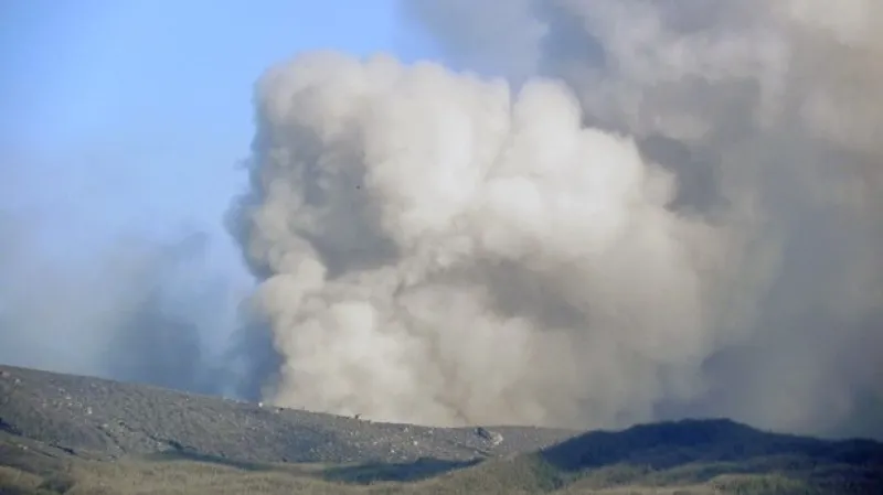 Indonéská sopka Lokon