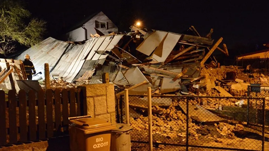 Výbuch plynu v Ostravě-Martinově