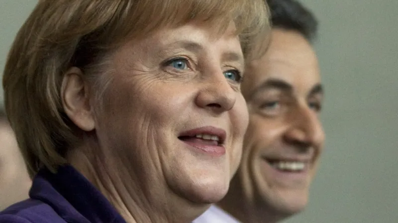 Angela Merkelová a Nicolas Sarkozy