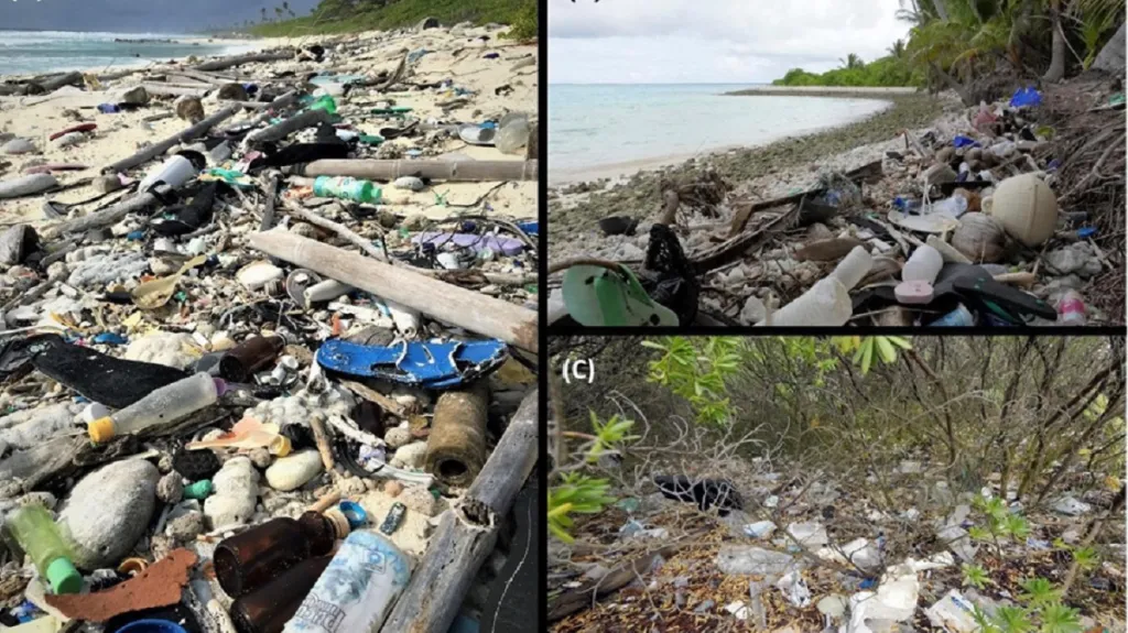 Plastový odpad na ostrovech