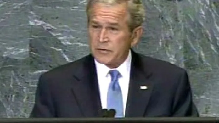 George Bush: \"Státy jako Sýrie a Írán pokračují v podpoře terorismu.\"