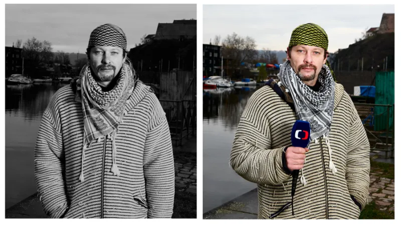 Bezdomovec Petr - moderátor počasí v ČT