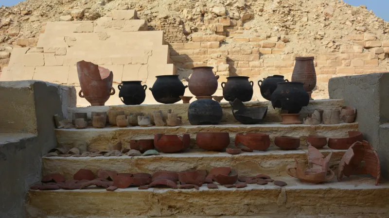 Nálezy z mumifikační dílny