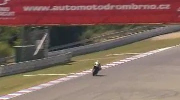 Valentino Rossi testoval na okruhu v Brně