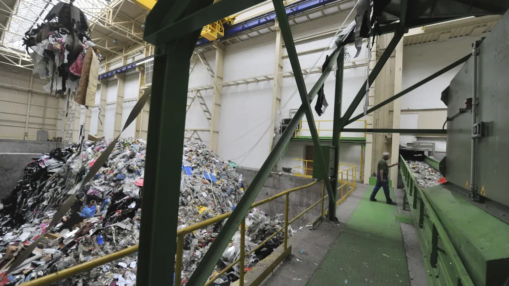 Technologické zázemí skládky v Ostravě