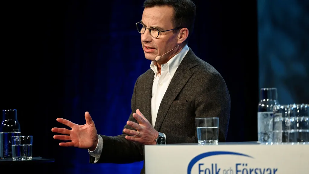 Švédský premiér Ulf Kristersson