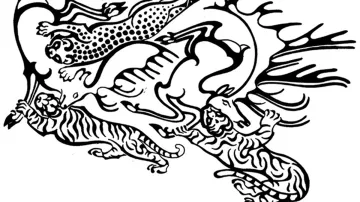 Podoba loveckého tetování na těle sibiřské mumie