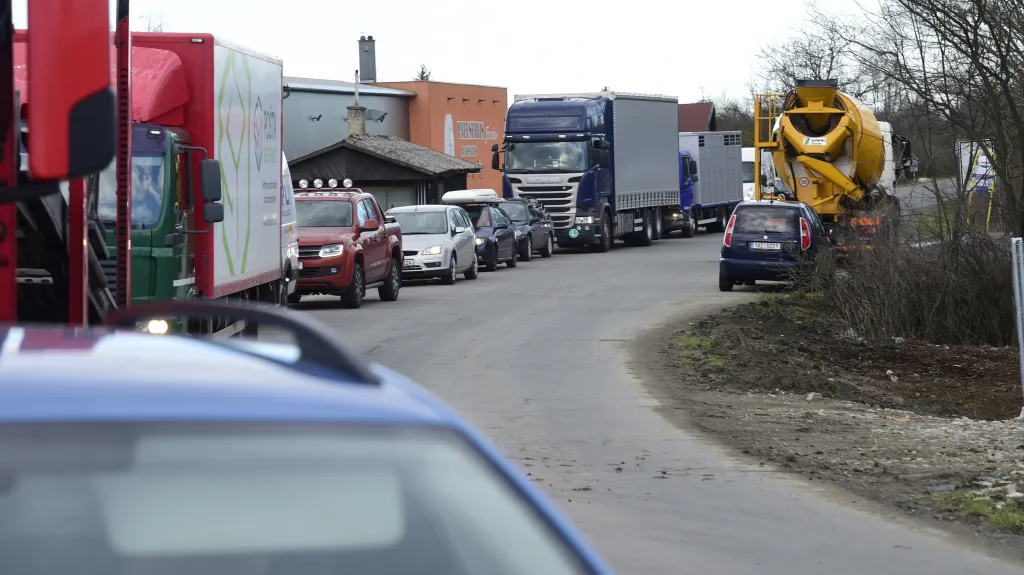 Dopravní komplikace v Přerově