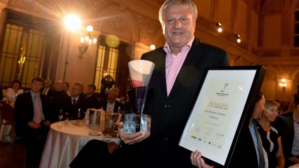 Vinařem roku se stal Miroslav Volařík