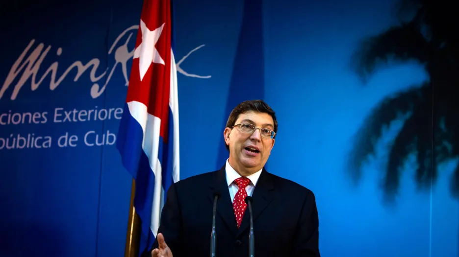 Kubánský ministr zahraničí Bruno Rodríguez