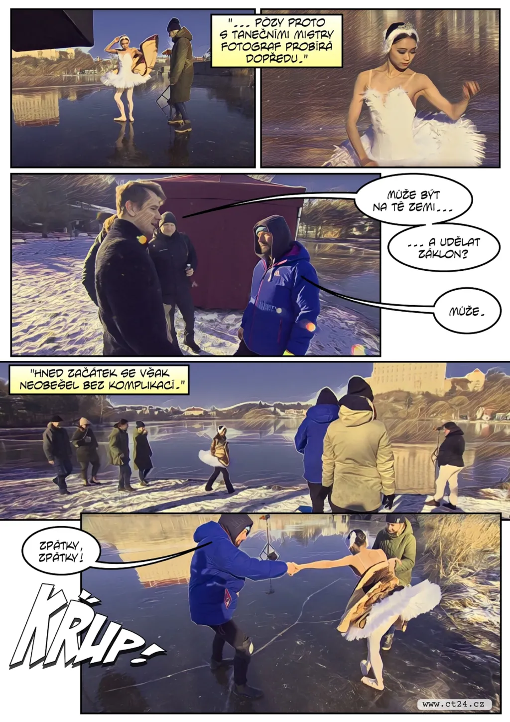 Moravské divadlo v Olomouci pořídilo snímky k letošní premiéře Labutího jezera