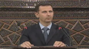 Projev syrského prezidenta Asada