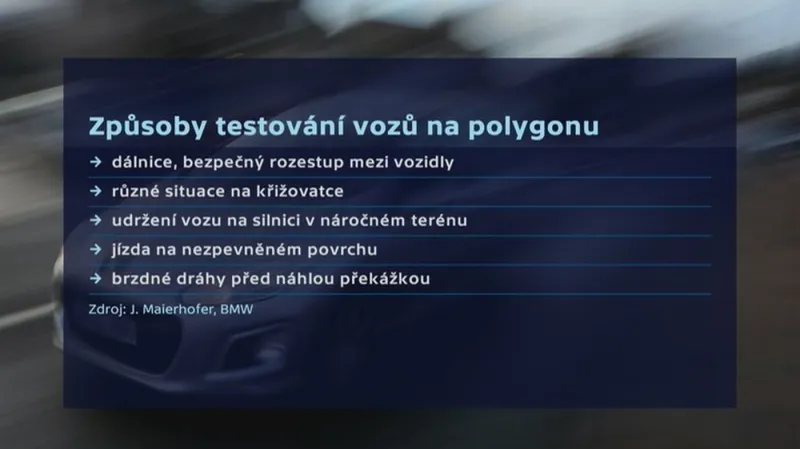 BMW - chystaný polygon