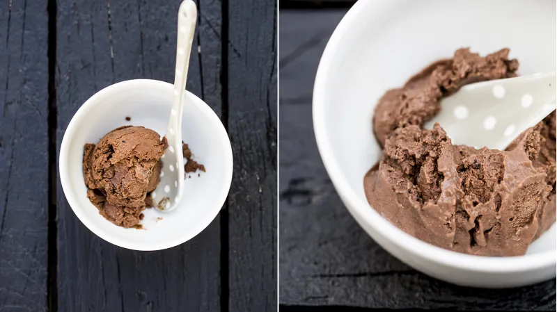 Čokoládová zmrzlina Petry Novotné