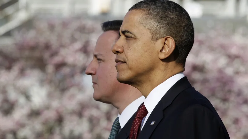 David Cameron a Barack Obama