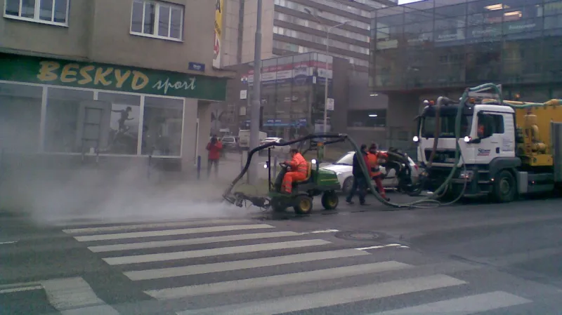 Odstraňování přechodu ve Zlíně