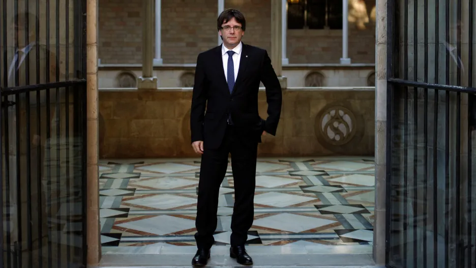 Katalánský premiér Carles Puigdemont