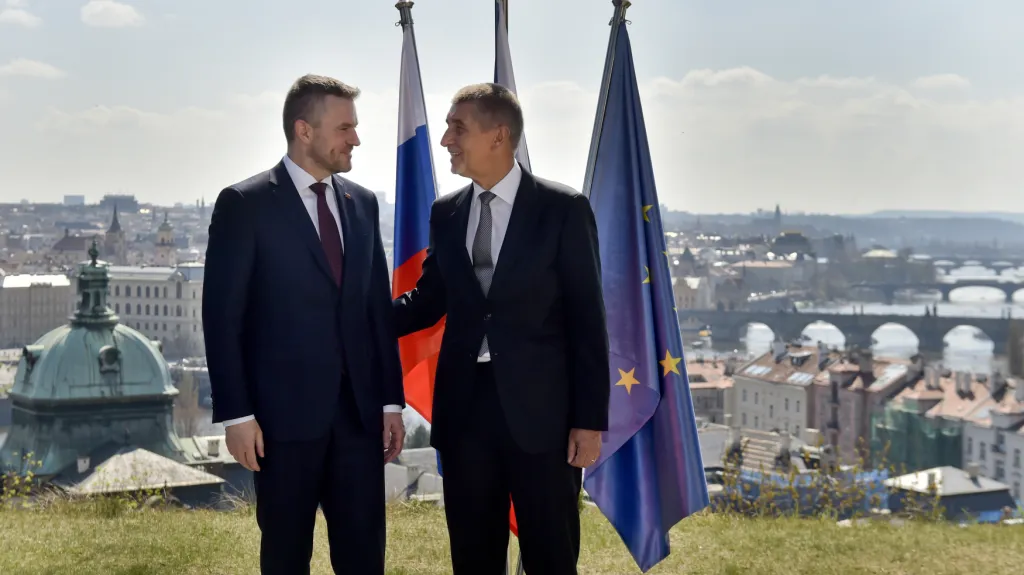 Peter Pellegrini a Andrej Babiš